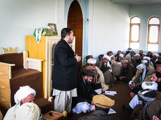 District Council Meeting - Mohammad Agha, Logar, Afghanistan 2010